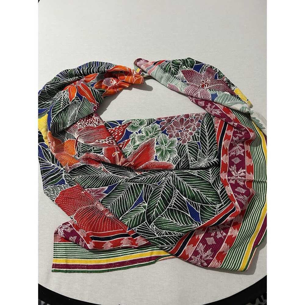 La Blanca By Rod Beattie Womans Scarf Shawl Multicolor Tropical